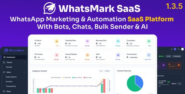 whatsmark-saas WhatsApp Marketing & Automation SaaS Platform